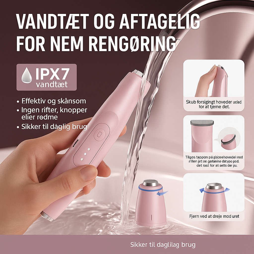 Aivra™ 2-i-1 Intimtrimmer til Bikiniområdet – Blid, Præcis og Smertefri