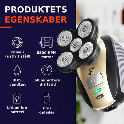 SkalleGlatt-Må Have Barbermaskine Til Skaldede Fyre