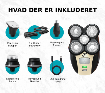 SkalleGlatt-Må Have Barbermaskine Til Skaldede Fyre